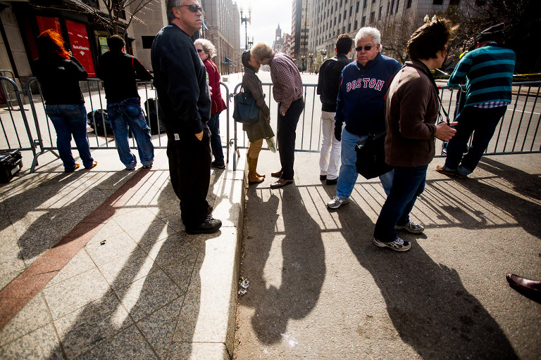 boston marathon bombing memorial photos